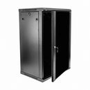 EussoNet 18U Server Cabinet  Front Glass -  Rear Metal MS-EJS6818-GM