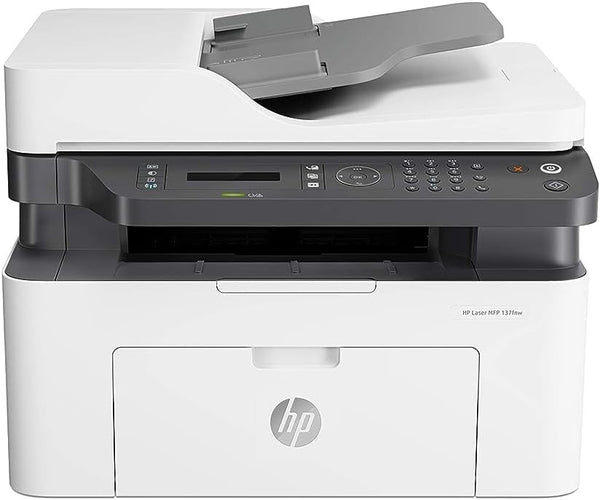 HP Laser MFP M137fnw , Print, copy, scan - White [4ZB84A]