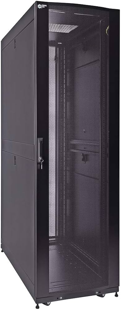 EussoNet 42U - W600*D1200 - Front Door Perforated - Rear Door Perforated  - Server Cabinet EU-EJS6242-PP