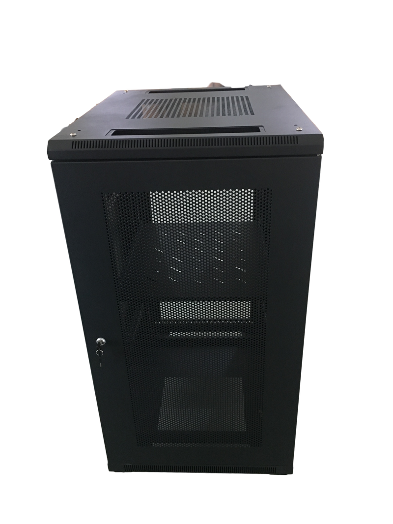 EussoNet 18U Server Cabinet Front Glass - Rear Perforated MS-EJS6818-GP