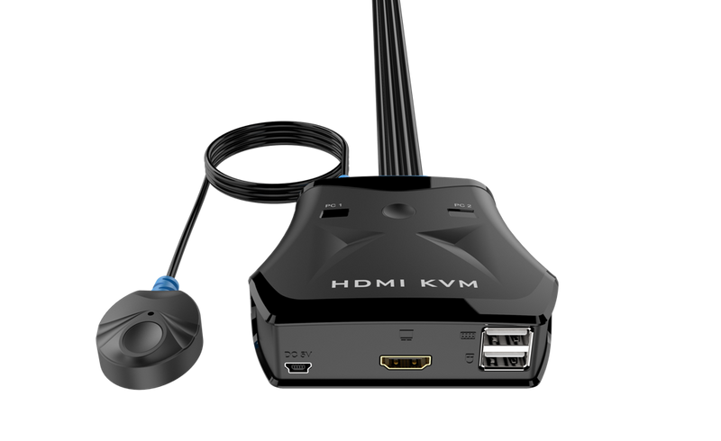 MT-201HL 2-Port HDMI KVM Switch With Cables