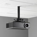 SkyPro Projector Ceiling /wall Mount Adjustable 38cm~62cm -- IB3862 Black/White Cold-rolling steel, Supports up to 8 kg